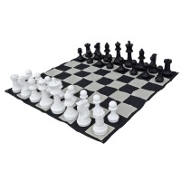 Шахматы ПАРКОВЫЕ с синтетической доской
